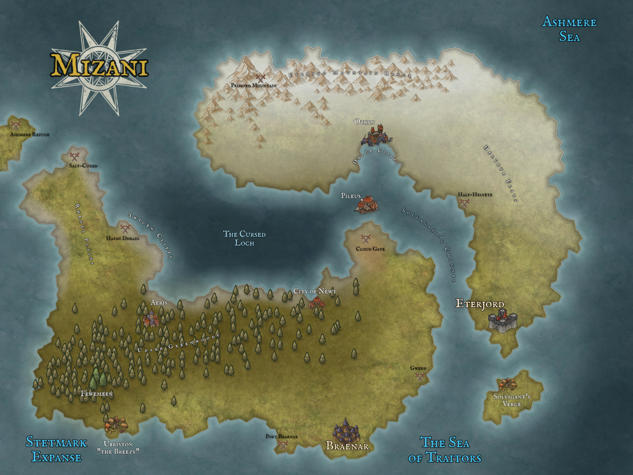 Mizani map